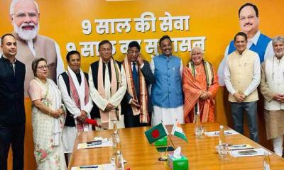 ভারতের বিজেপির সঙ্গে আ.লীগ প্রতিনিধি দলের বৈঠক