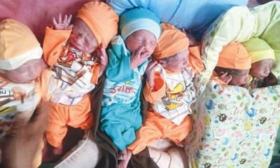 একসঙ্গে ৬ সন্তানের জন্ম, আনন্দে আত্মহারা মা-বাবা