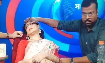 খবর পাঠের সময় গরমে অজ্ঞান সংবাদ পাঠিকা