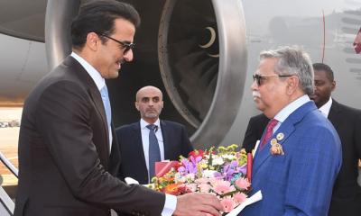 দুই দিনের সফর শেষে ঢাকা ছাড়লেন কাতারের আমির