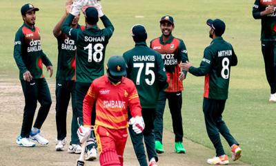 সাকিবের ম্যাজিক বোলিংয়ে বাংলাদেশের জয়