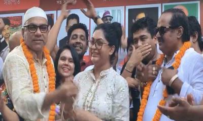 মিশা-ডিপজলকে মালা পরিয়ে বরণের পর কেন রিট করলেন নিপুণ?