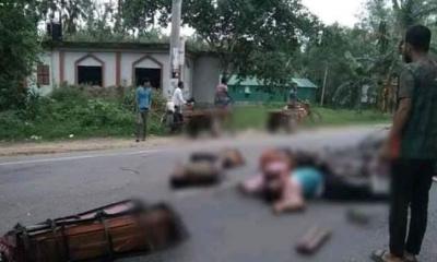 টাঙ্গাইলে প্রাইভেটকার-মাহিন্দ্রা সংঘর্ষে নিহত ২, আহত ৮