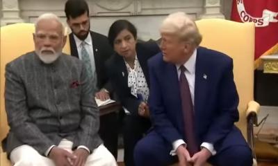 মোদিকে পাশে রেখে বাংলাদেশ নিয়ে কথা বললেন ট্রাম্প