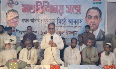 মিথ্যা আশ্বাস দিয়ে ভোট চায় না বিএনপি: মির্জা আব্বাস