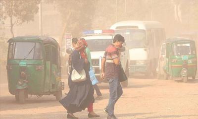 বিশ্বের দূষিত শহরের শীর্ষ স্থানে আজ ঢাকা