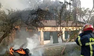 স্বতন্ত্র প্রার্থীর প্রস্তাবিত হাসপাতালের জায়গায় আগুন দিল দুর্বৃত্তরা