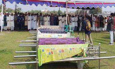 বাগেরহাটে দুর্ঘটনায় বর সাব্বিরসহ পরিবারের ৯ জনের দাফন সম্পন্ন