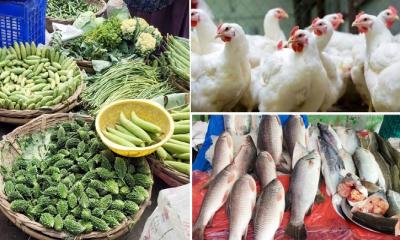 মুরগি-সবজিতে স্বস্তি, মাছের বাজারে আগুন