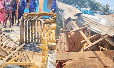 চাঁপাইনবাবগঞ্জে বিজয় উল্লাসকে কেন্দ্র করে হামলা-ভাঙচুর