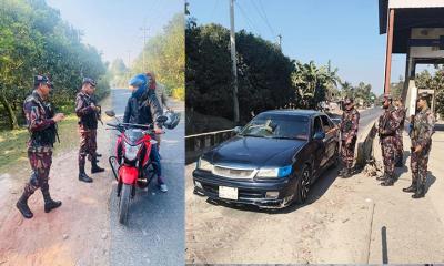 চাঁপাইনবাবগঞ্জ সীমান্তে সর্বোচ্চ সতর্কতা বিজিবির