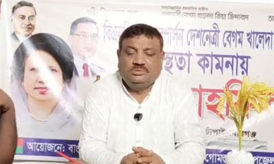 বিক্রেতাদের আম কার্ড দেওয়ার ঘোষণা বিএনপি নেতার