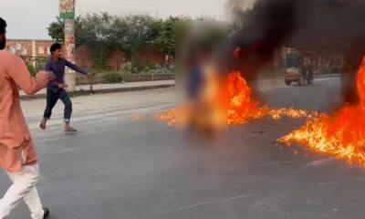 মহাসড়কে আগুন জ্বালাতে গিয়ে দগ্ধ ছাত্রদল নেতা