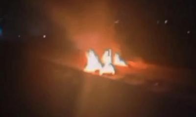 ব্রাহ্মণবাড়িয়ায় মধ্যরাতে রেললাইনে আগুন, এক ঘণ্টা বন্ধ ছিল ট্রেন চলাচল