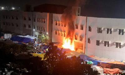 শাহজালাল বিমানবন্দরের কার্গো এলাকায় অগ্নিকাণ্ড