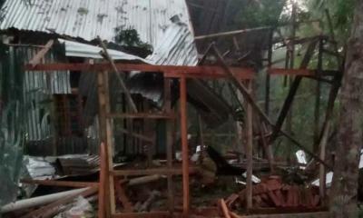 শরীয়তপুরে বোমা বিস্ফোরণে উড়ে গেল বসতঘর, যুবক নিহত