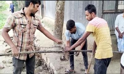 কুমিল্লায় আড়াই কিলোমিটার এলাকায় অবৈধ গ্যাস সংযোগ বিচ্ছিন্ন