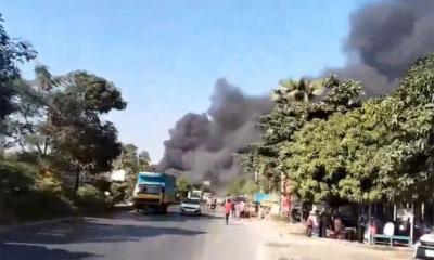 গাজীপুরে কয়েল কারখানায় আগুন, নিয়ন্ত্রণে চার ইউনিট