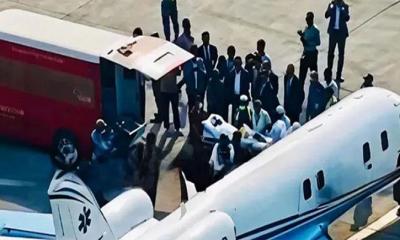 সিঙ্গাপুর পৌঁছেছে হাদিকে বহনকারী এয়ার অ্যাম্বুলেন্স