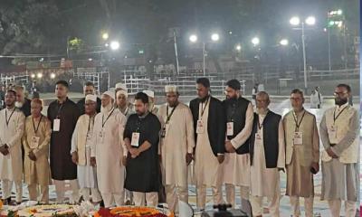 ভাষাশহীদদের প্রতি জামায়াত আমিরের শ্রদ্ধা নিবেদন