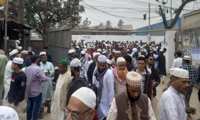 জুমার নামাজ ঘিরে ইজতেমা ময়দানমুখী লাখো মুসল্লি