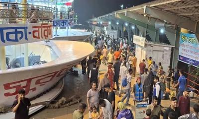 দুই লঞ্চের ভয়াবহ সংঘর্ষ, নিহত ২