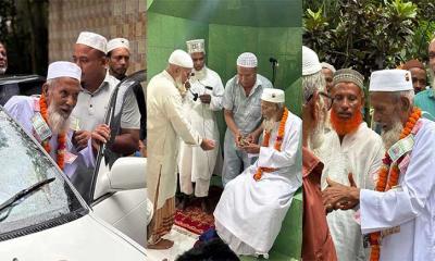 ৪৪ বছর খেদমত শেষে খতিবকে রাজকীয় বিদায়, অশ্রুসিক্ত মুসল্লিরা