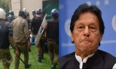 দরজা ভেঙে ইমরান খানের বাড়িতে ঢুকল পুলিশ (ভিডিও)