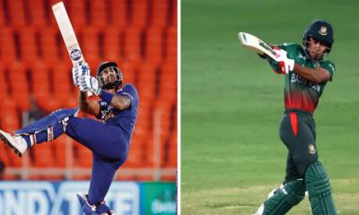 ভারতের এক ব্যাটারই বাংলাদেশের চেয়েও বেশি ছয় মেরেছেন!