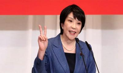 জাপানের ইতিহাসে প্রথম নারী প্রধানমন্ত্রী সানায়ে তাকাইচি