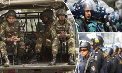 নির্বাচন ঘিরে ১২ দিন মাঠে থাকবে যৌথ বাহিনী