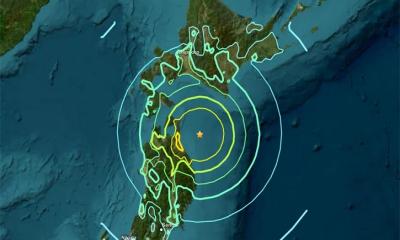 জাপানে ৭.৬ মাত্রার ভূমিকম্প, ১০ ফুট উচ্চতার সুনামি সতর্কতা জারি