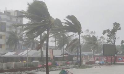 আজ ৬ জেলায় ৬০ কিমি বেগে ঝড়ের আভাস