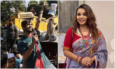 ৩২ নম্বরে বুলডোজার নিয়ে যাওয়া দলকে ‘রাজাকার’ আখ্যা শাওনের