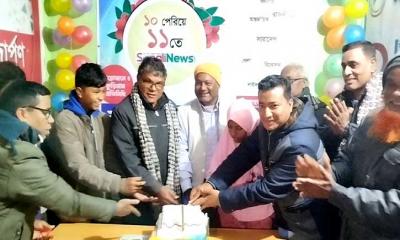 কুড়িগ্রামে বর্ণাঢ্য আয়োজনে সোনালী নিউজের প্রতিষ্ঠাবার্ষিকী পালন 