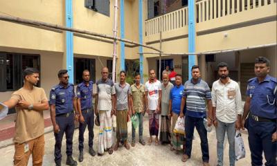 কালীগঞ্জে নিষিদ্ধ আওয়ামী লীগের ৮ নেতাকর্মী গ্রেপ্তার