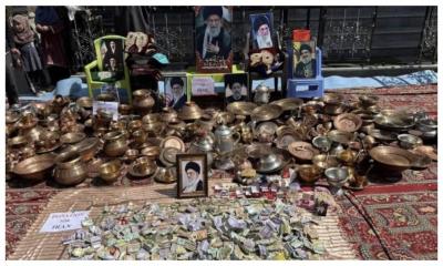 ইরানকে সাহায্য করতে স্বর্ণ-রূপা ও নগদ অর্থ দিচ্ছে কাশ্মীরিরা