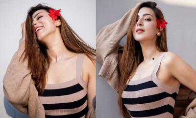 শীতের সকালে উষ্ণতা ছড়ালেন বিদ্যা সিনহা মিম