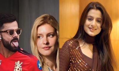 জার্মান সুন্দরীর ছবিতে নজর কোহলির, মন্তব্য করে আলোচনায় আমিশা