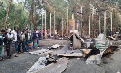 বিএনপি নেতার বসতঘরে আগুন, নাশকতার বিশ্বাসযোগ্য প্রমাণ পায়নি পুলিশ