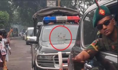 প্রধানমন্ত্রীর বহরে ইট নিক্ষেপ নয়, চাকা থেকে ছিটকে আসা টুকরো: পুলিশ সুপার  