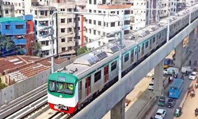পুরো রুটে চালু হলো মেট্রোরেল