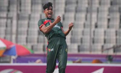 আইসিসির মাসসেরার ক্রিকেটার নাহিদ রানা