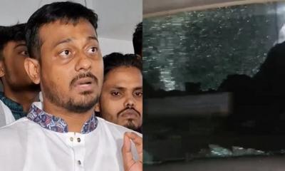 সিলেটে এনসিপির গাড়িবহরে হামলা, আহত নাসীরুদ্দীন পাটওয়ারী