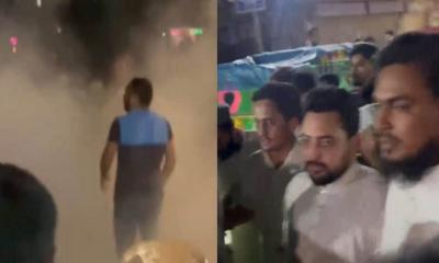 সাভারে এনসিপির সমাবেশস্থলে বিস্ফোরণ