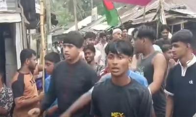 পুলিশের বাধা উপেক্ষা করে নিষিদ্ধ ছাত্রলীগের মিছিল-সমাবেশ