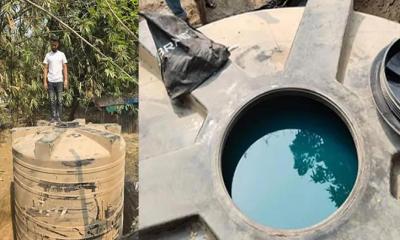 মাটির নিচে পানির ট্যাংকিতে মিলল ১০ হাজার লিটার ডিজেল