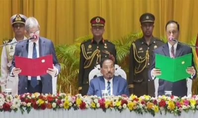 রাষ্ট্রপতি হিসেবে শপথ নিলেন মির্জা ফখরুল ইসলাম