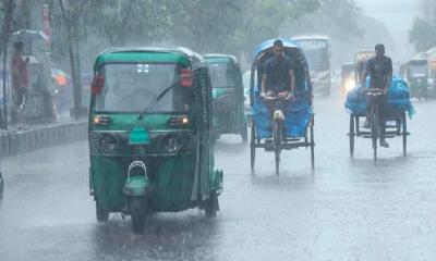 যেসব অঞ্চলে বৃষ্টি হতে পারে আজ