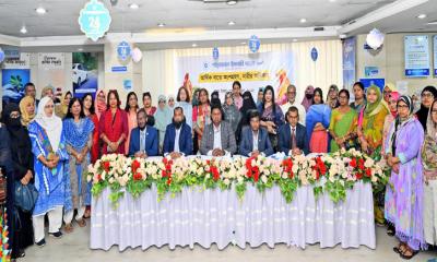 শাহ্জালাল ব্যাংকে “আর্থিক খাতে অংশগ্রহণ নারীর অধিকার” শীর্ষক সেমিনার অনুষ্ঠিত